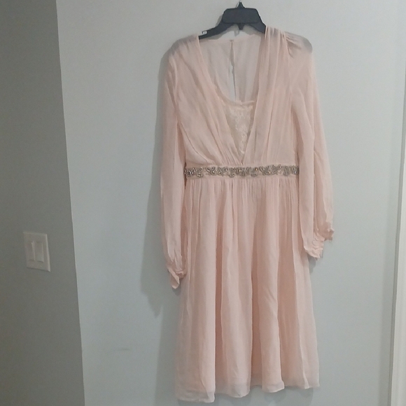 French Connection Soft Pink Dress Sz 8 New With Tags - Picture 2 of 16